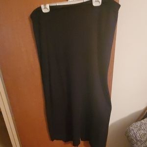 Laura Scott black knit skirt size XL